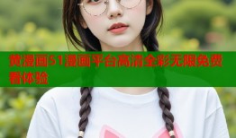 黄漫画51漫画平台高清全彩无限免费看体验